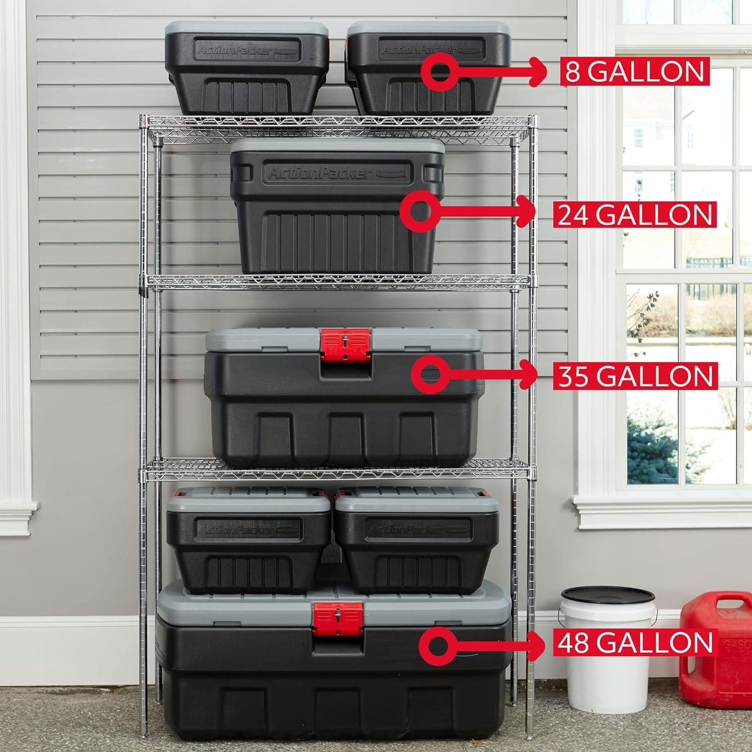 Rubbermaid® ActionPacker® Cargo Box - 48 Gallon