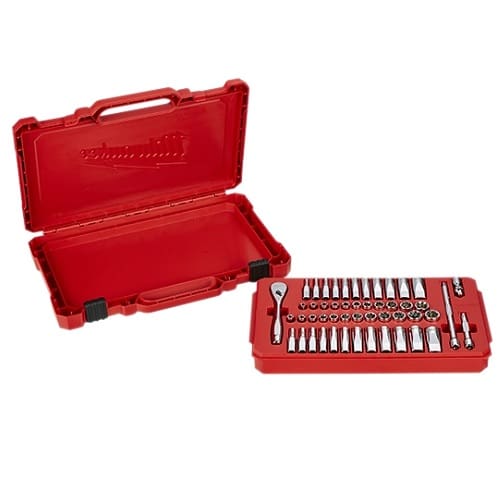 Milwaukee® 48-22-9004 50-Piece Ratchet Set – SAE-Metric